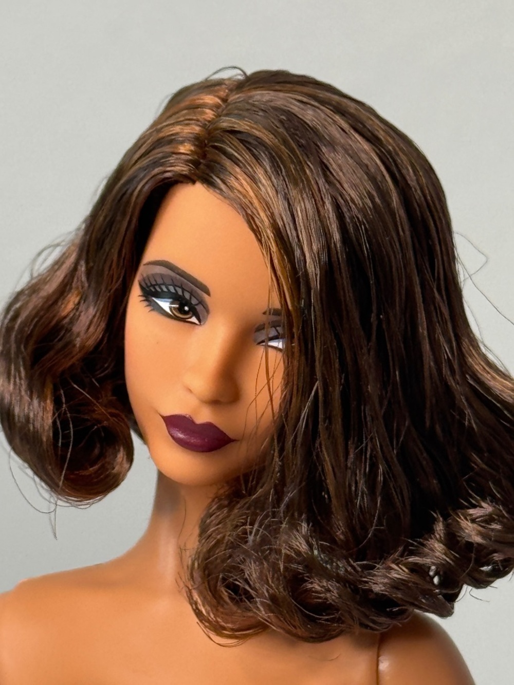 SOLD Tribute to Fashion Barbie Doll #2 Nude Lina Flapper 20s Brunette Model Muse